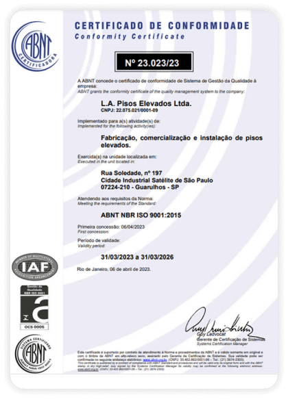 certificado sgq